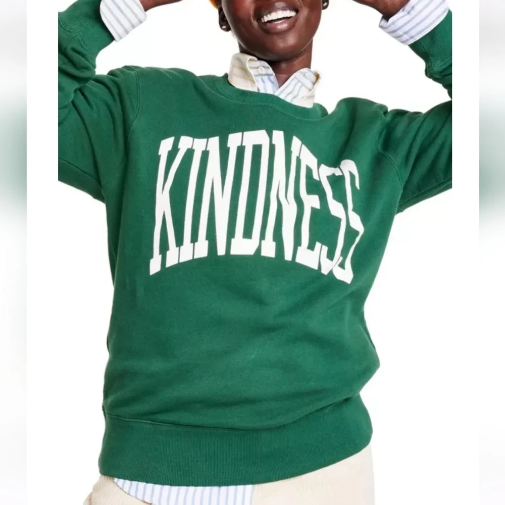 Rowing Blazers For Target Green Kindness Sweatshirt - Picture 9 of 10